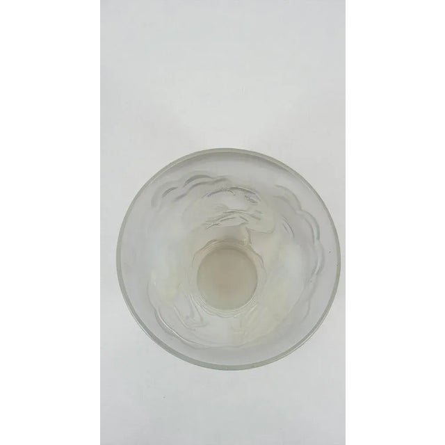 White Art Deco Vase by Verlys France, 1930s For Sale - Image 8 of 11