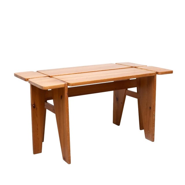 Wood Apila Table in Pine by Rauni Peippo for Orno, Finland, 1960s For Sale - Image 7 of 14