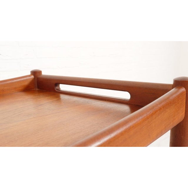 Vintage Trolley in Teak by Hans Wegner for Andreas Tuck For Sale - Image 6 of 11