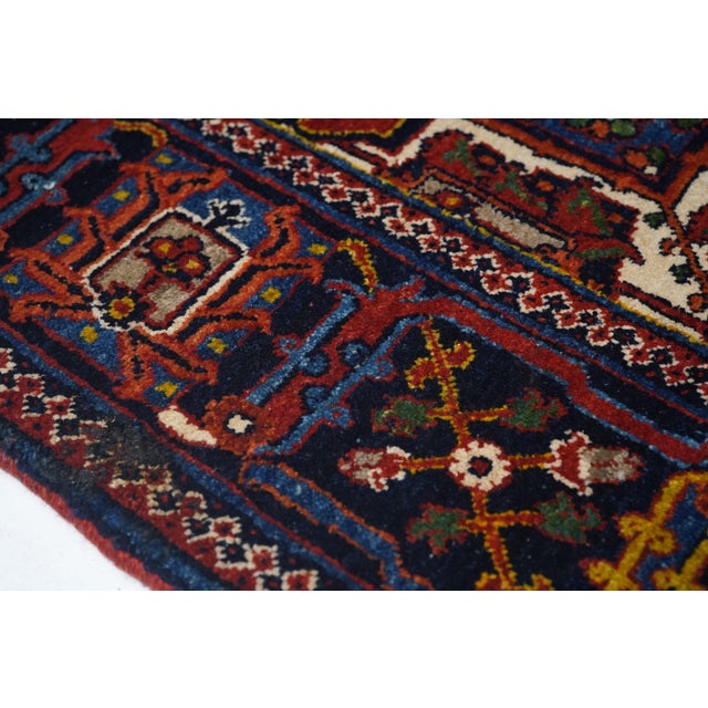 19th Century Vintage Joshagan Rug 4'3'' X 6'7'' For Sale - Image 5 of 11