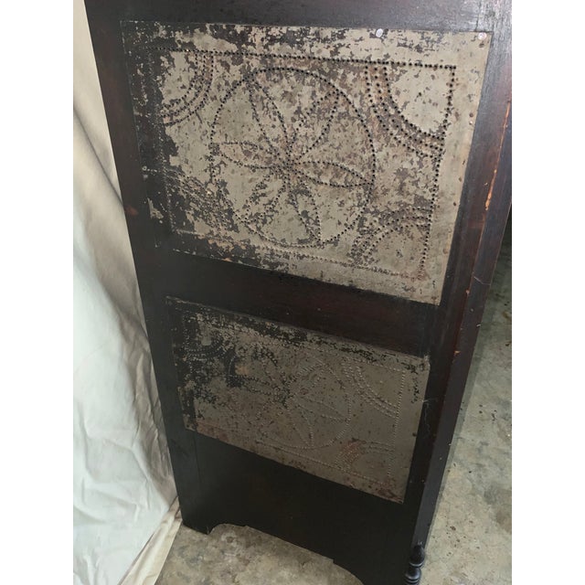 American Walnut Pie Safe For Sale - Image 3 of 17