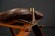 Moroccan Camel Saddle Stool in Stained Wood with Brass and Leather, 1980s For Sale - Image 14 of 18