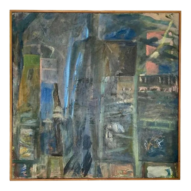 Large Figurative Abstract Painting by Warren Fischer For Sale