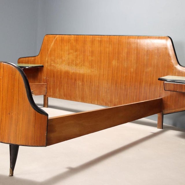Bed with Bedside Tables, 1950s-1960s For Sale - Image 11 of 12