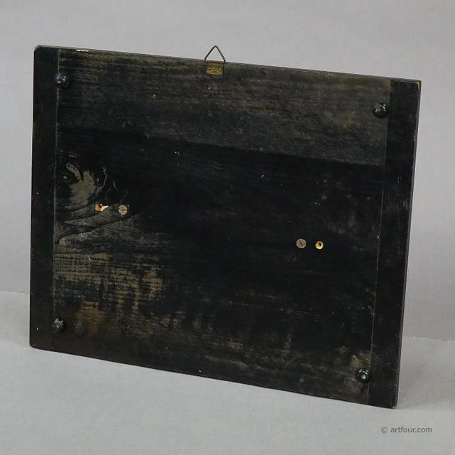 1920s 1920s Antique Teaching Aid Human Skin Model on Wooden Plate For Sale - Image 5 of 6