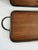 Contemporary Vintage Handmade Wood Serving Trays With Hand-Forged Metal Frames – Set of 2 For Sale - Image 3 of 13