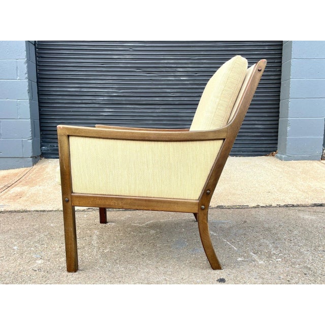 1960s Ole Wanscher for Poul Jeppesens Mahogany Armchair Made in Denmark For Sale - Image 12 of 12