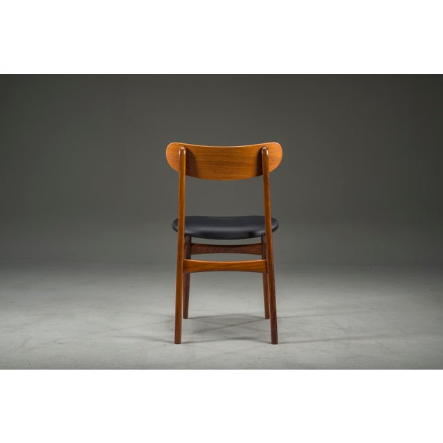 1960s Mid-Century Danish Dining Chair with Leather Upholstery from Farstrup, 1960s For Sale - Image 5 of 10