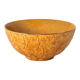 Bordallo Pinheiro Gudrun by Claudia Schiffer Leaf Salad Serving Bowl For Sale