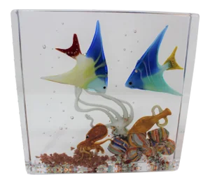 Murano Glass Aquarium by Costantini