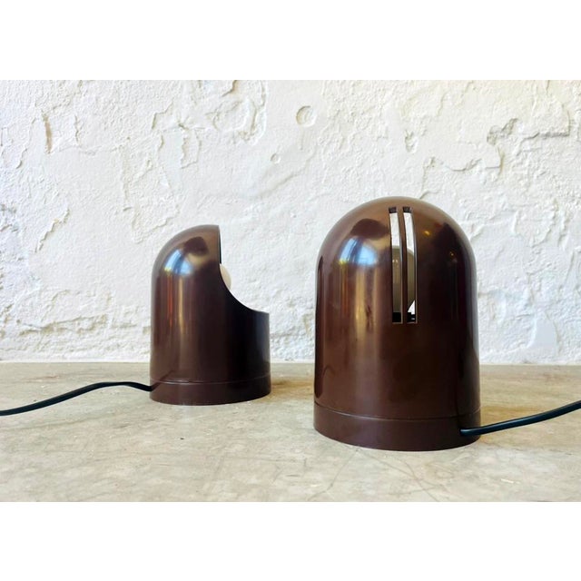 Plastic Aurora Table Lamps, Italy, 1960s, Set of 2 For Sale - Image 7 of 7