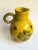 Bitossi Mid Century Bitossi Italy Large Yellow Ceramic Jug Pitcher For Sale - Image 4 of 10