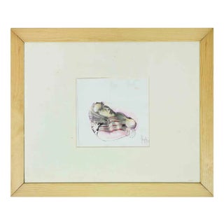 Alberto Inglesi, Woman, 1990s, Ink and Watercolor on Paper For Sale