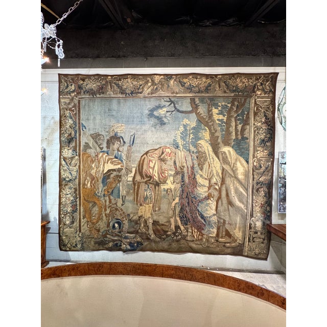 The product is a 17th century Flemish religious tapestry influenced by the work of Rubens. This intricate and detailed...