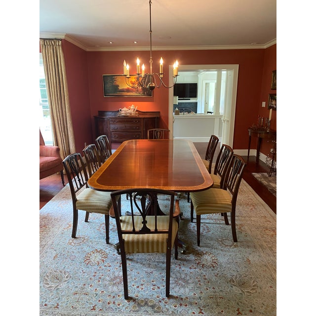 Wood 18th Century English Dining Chairs - Set of 8 For Sale - Image 7 of 8