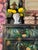 Antique Victorian-Style Triple-Mirror Dresser With Hand-Painted Lemon Botanicals by Dionne Woods For Sale - Image 11 of 11