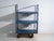 Rustic Industrial Serving Bar Cart in Metal For Sale - Image 3 of 9
