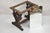 Antique Renaissance Revival Carved Winged Maiden Walnut Mirror Top Side Table For Sale - Image 9 of 11