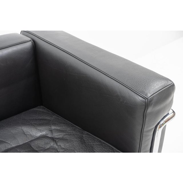 Black LC2 Armchair by Le Corbusier for Cassina, 2000s For Sale - Image 8 of 11