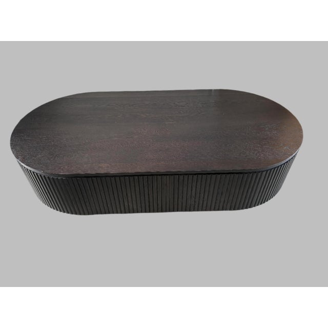 Rh Byron Coffee Table – Black Oak – Restoration Hardware For Sale - Image 10 of 10