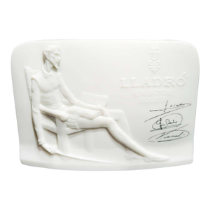 Lladro Collector's Society Don Quixote Porcelain Bisque Plaque - Made in Spain