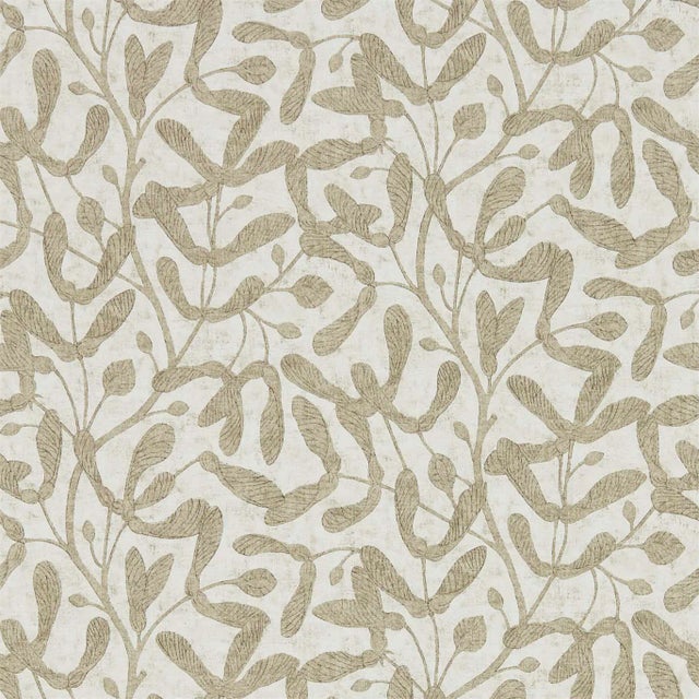 Sanderson Sycamore Trail Wallpaper in Gold - a Sample For Sale