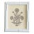 Hand-Painted Jaipuri Gray Floral Motif Painting. Framed For Sale