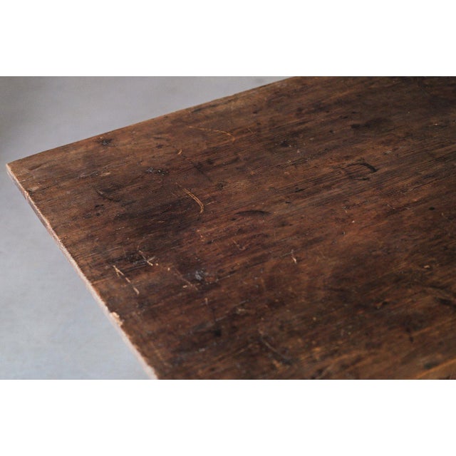 Alpine Farmhouse Table in Pine, Savoy, 1900s For Sale - Image 6 of 12