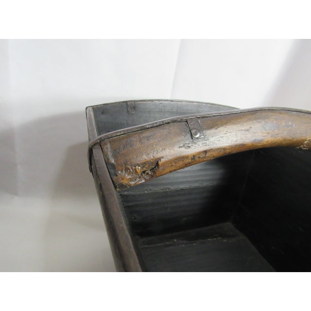 Rustic Antique Chinese Rice Wedding Bucket Basket For Sale - Image 14 of 14