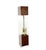 Brown Mid Century Modern Walnut Designer Lucite Grandfather Clock with Chime For Sale - Image 8 of 8