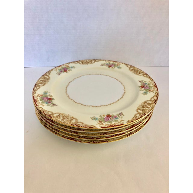 Vintage Floral Noritake “M”Fine China Dinner Plates Set of 5 Chairish