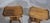 English Walnut Inlaid Wine Tables, 1920, Set of 2 For Sale - Image 6 of 9