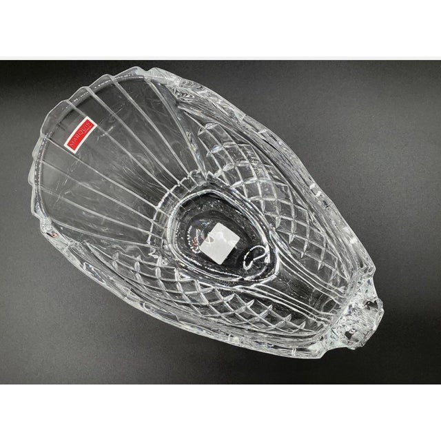 Waterford Crystal 1990s Art Deco Marquis by Waterford Crystal Holiday Sleigh For Sale - Image 4 of 10