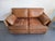Vintage Living Room Set in Cognac Buffalo Leather from Roche Bobois, 1980s, Set of 3 For Sale - Image 14 of 18