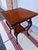 Wood Antique Victorian Cherry Tabouret Table With Reticulated Fretwork, Circa 1890-1910 For Sale - Image 7 of 14