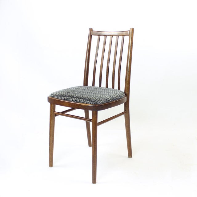 Dining Chairs in Dark Oak from Ton, Former Czechoslovakia, 1960s, Set of 4 For Sale - Image 13 of 18