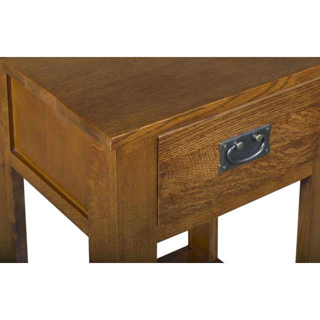 Mission 1-Drawer Nightstand – Michael's Cherry For Sale - Image 9 of 9