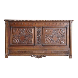Antique French Oak Architectural Salvage Wall Decor For Sale