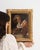 1940s France Amber Canvas Painting For Sale - Image 14 of 16