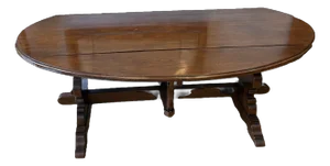 20th Century Italian Drop-Leaf Dining Table