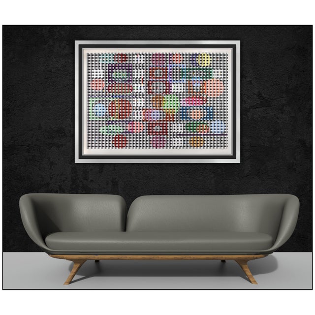 The artwork here, "Double Metamorphosis I", is a wonderful depiction of a geometric abstraction, which was created with...