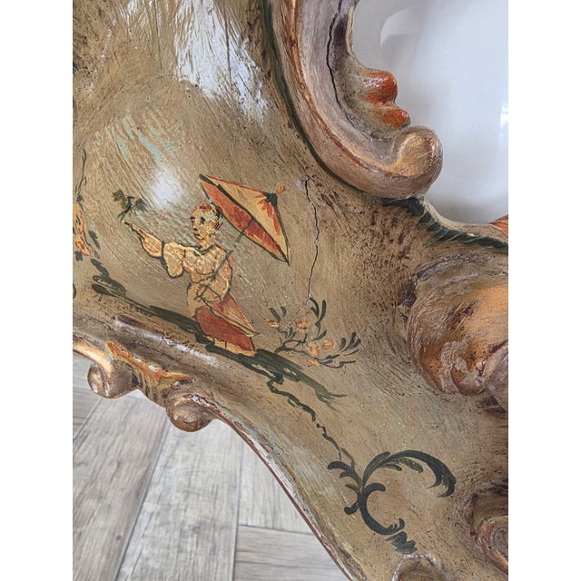 Late 18th Century Venetian Chinoiserie Mirror For Sale - Image 16 of 17