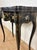 Chinese Black Lacquer Games Table with Hand-Painted Floral Decoration For Sale - Image 4 of 18