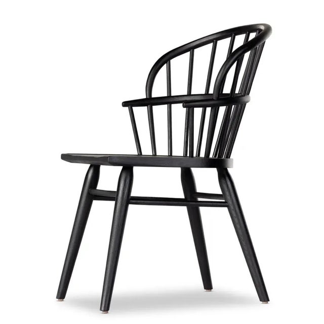 Four Hands Connor Dining Chair, Black Ash For Sale In Austin - Image 6 of 12