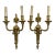 1900 Caldwell Gilt Bronze Sconces Neoclassical Style For Sale