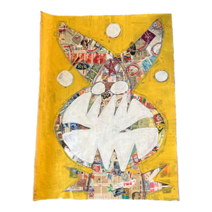 1980’s Original Wayne Cunningham Abstract Collage/Painting