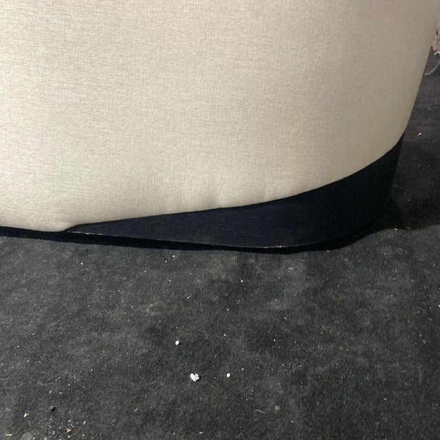 Maiden Home Henri Modern Swivel Lounge Chair – Cream Upholstery For Sale - Image 4 of 6