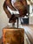 Metal Large 26” Vintage Brutalist Tabletop Sculpture by Frank Tenaglia, Signed 1973 Mixed Metal Ribbon Art For Sale - Image 7 of 13