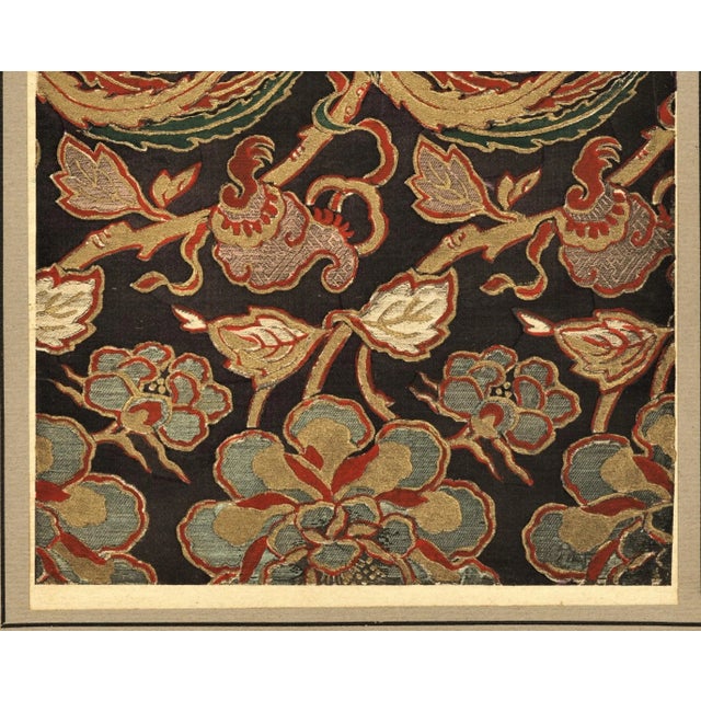 1924 Japanese Silk Textile Design Lithograph For Sale - Image 4 of 4