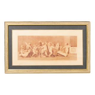 Francesco Bartolozzi, Allegory of Nature, 18th Century, Engraving For Sale